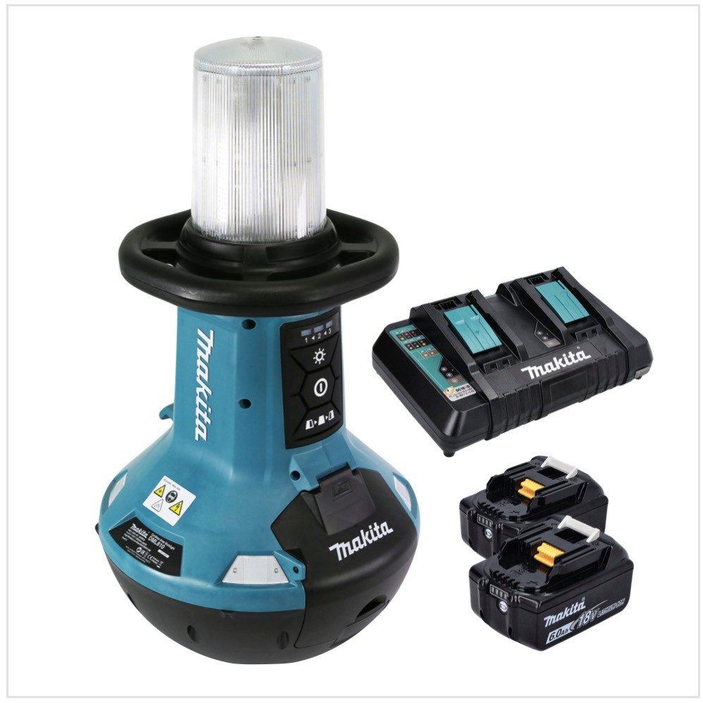 Makita Baustrahler DML 810 PG Akku LED Flächenlicht 18 / 36 V (2 x 18 V) 5500 lm IP54