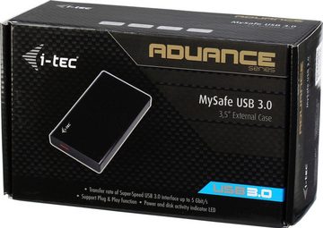 I-TEC Festplattenhülle MySafe Advance Black 3.5