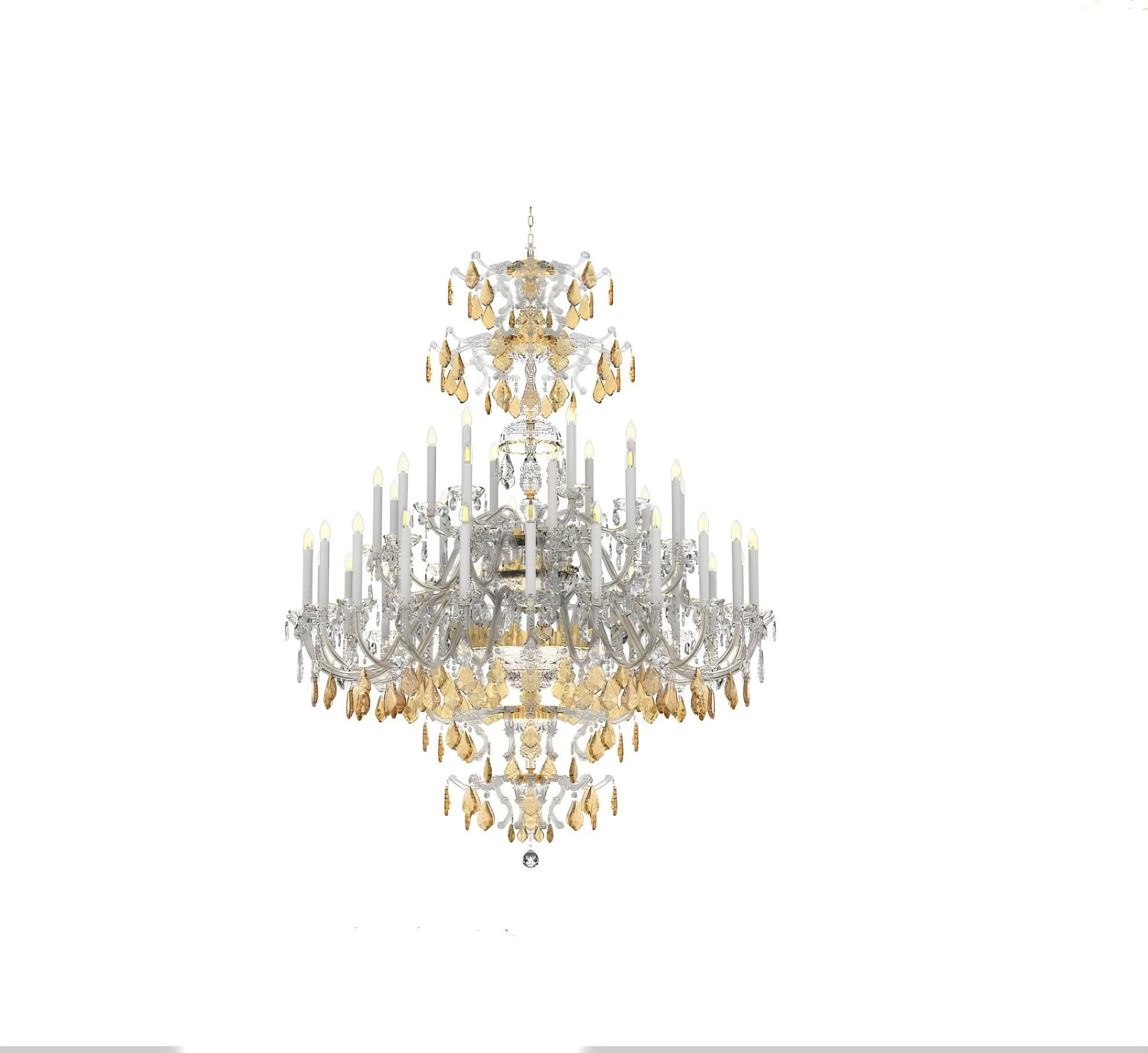 JVmoebel Kronleuchter Exklusive Designer Pendelleuchte für stilvolles Wohnen, Keine Funktionen, Leuchtmittel wechselbar, Made in Europa