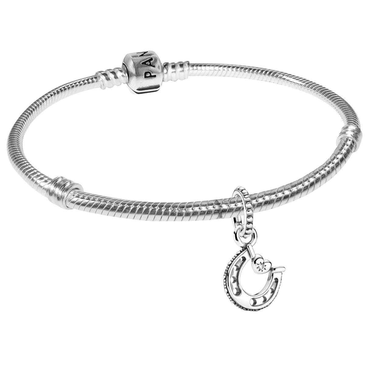 Pandora Silberarmband 39720, Starter-Set Hufeisen 925 Sterlingsilber