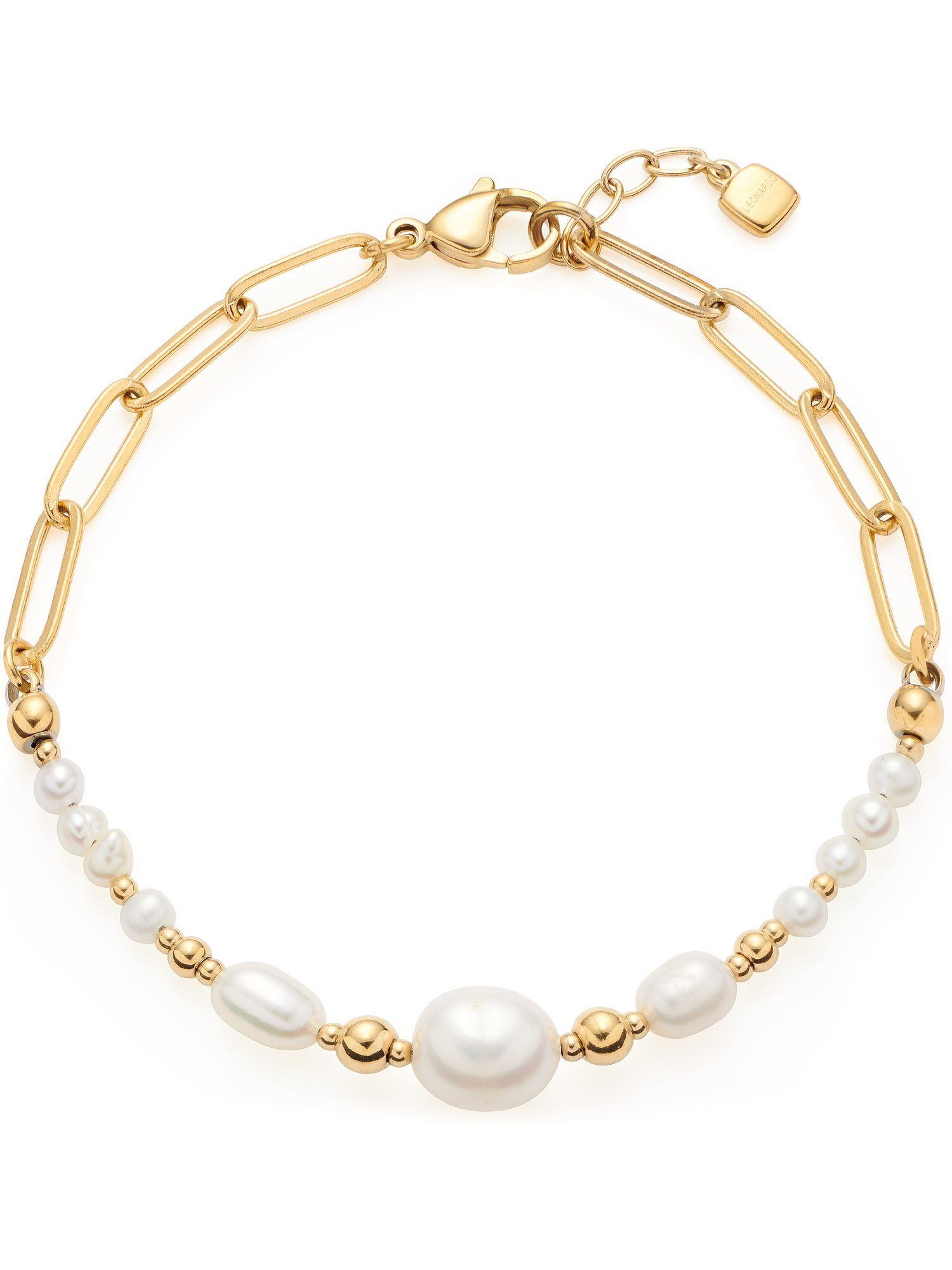 LEONARDO Edelstahlarmband Leonardo Damen...