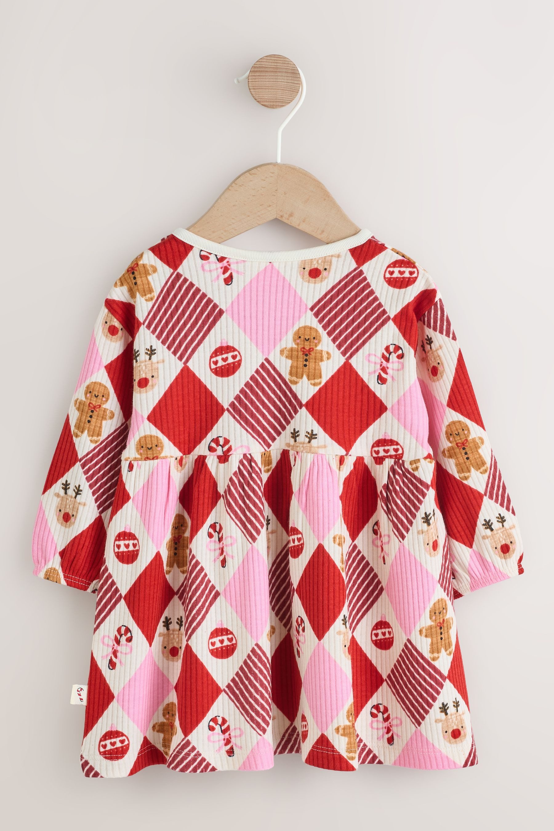 Next Jerseykleid Weihnachtliches Baby-Jerseykleid (1-tlg)