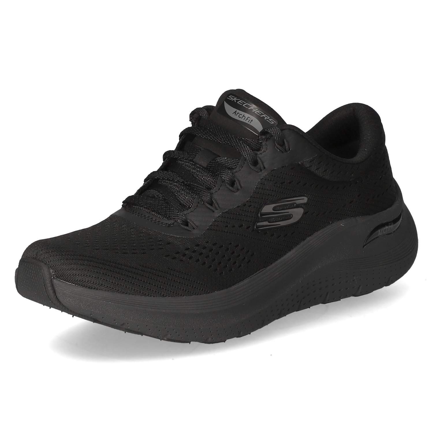 Skechers Skechers 150051 BBK Damen Textil schwarz Schnürschuh günstig online kaufen