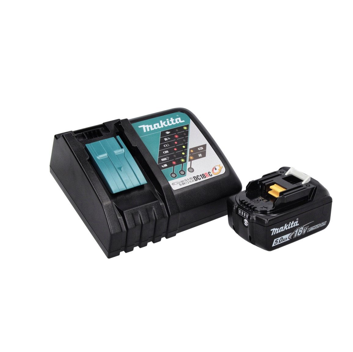 Makita Akkurasenmäher DLM 330 RT Akku Rasenmäher 18 V 33 cm 30 l + 1x Akku 5,0 Ah