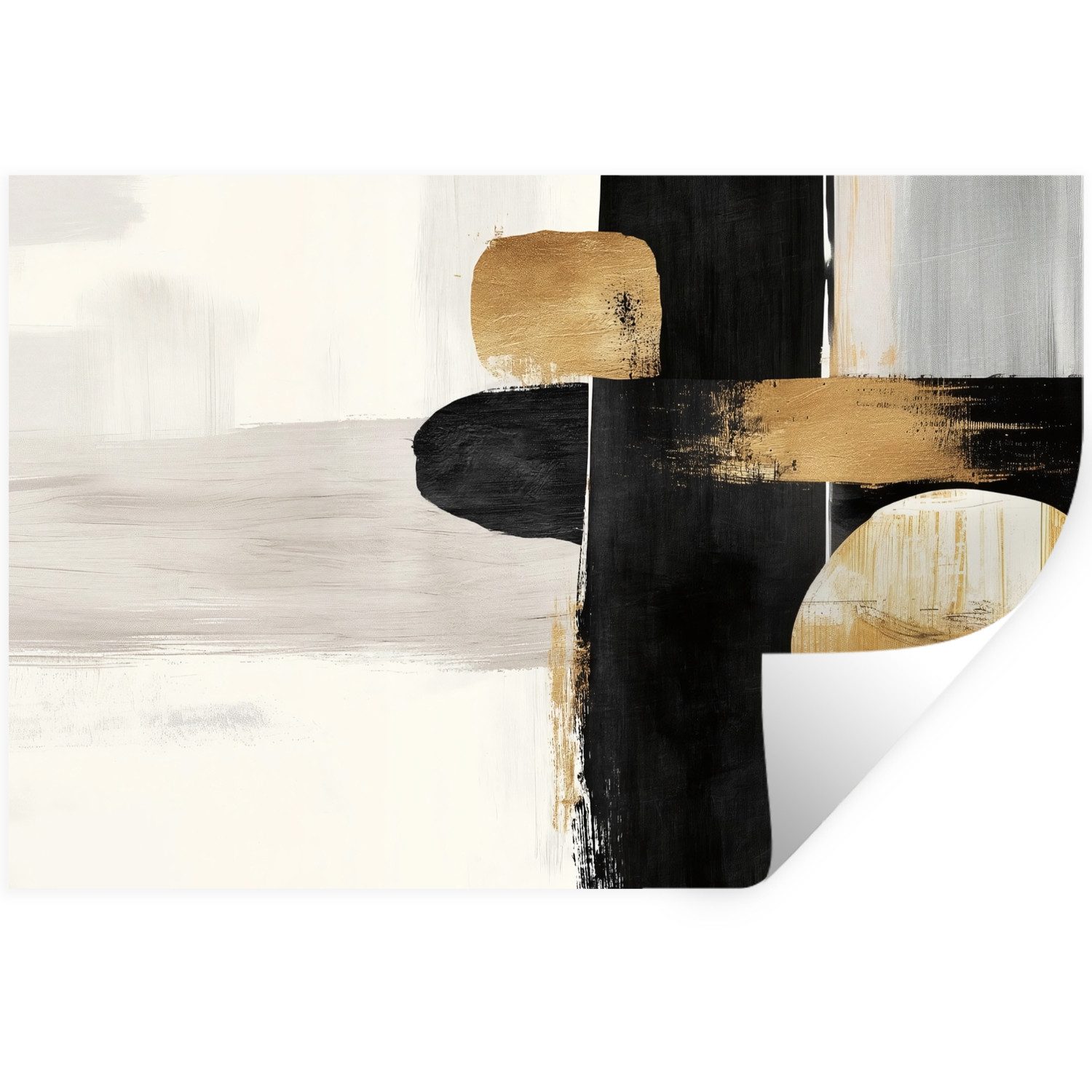 MuchoWow Wandsticker Formen - Pinselstriche - günstig online kaufen