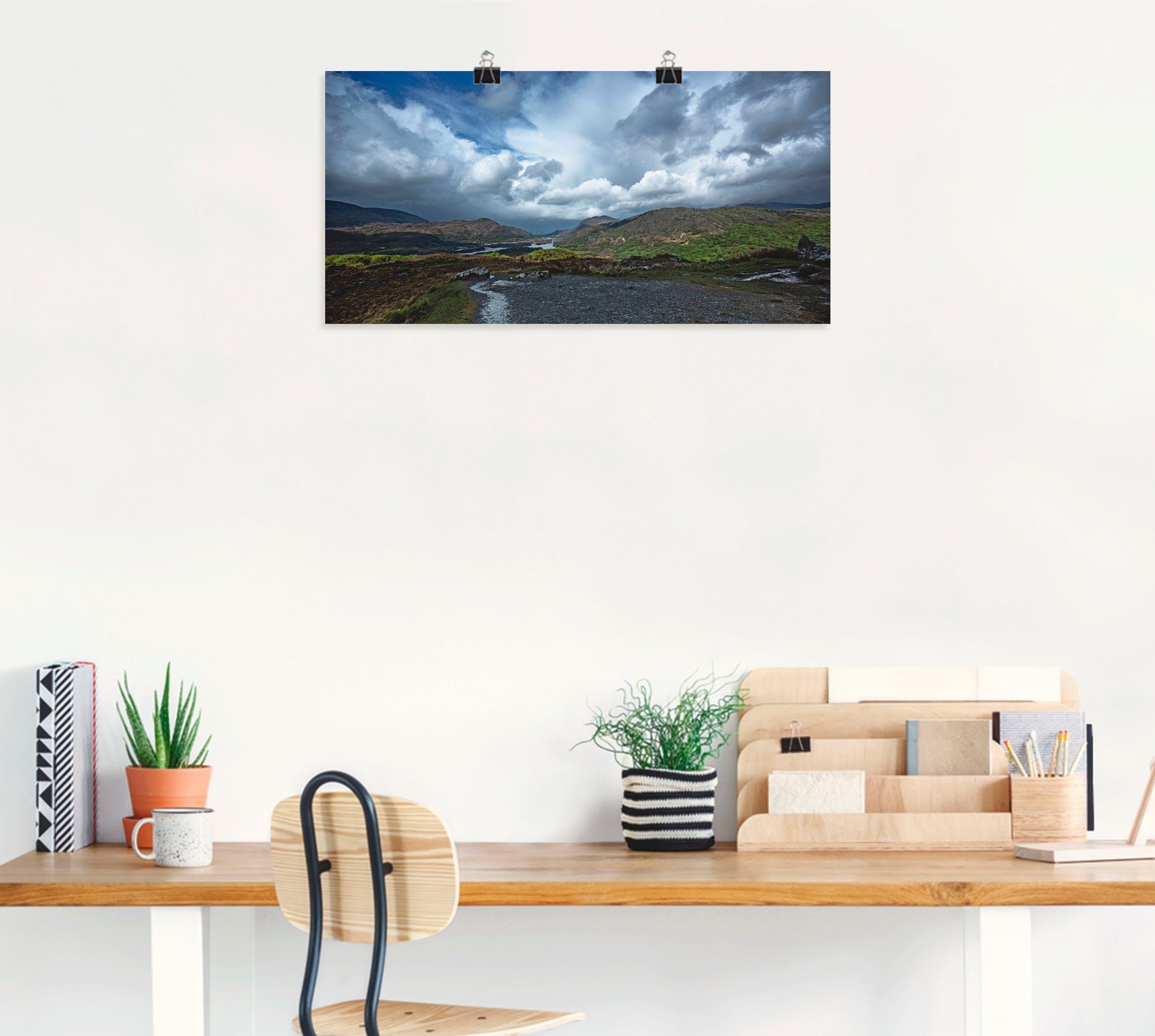 Artland Wandbild »Irland - Natur pur«, Europa (1 Stück), in vielen Größen & Produktarten -Leinwandbild, Poster, Wandaufkleber / Wandtattoo auch für Badezimmer geeignet-HomeTrends