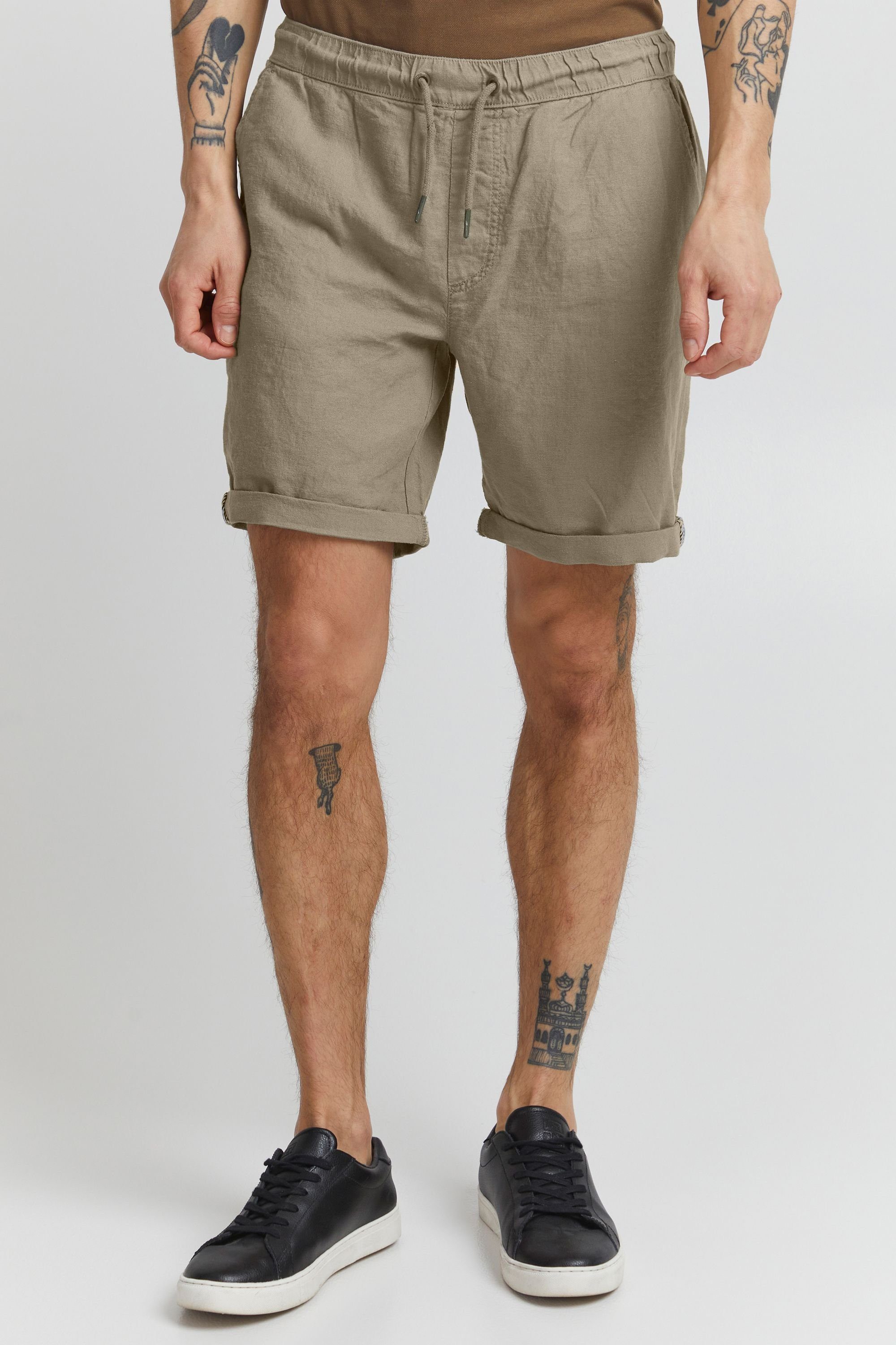 !Solid Shorts SDAurelius Elasticated SHO - 21107202 Vetiver (170613)