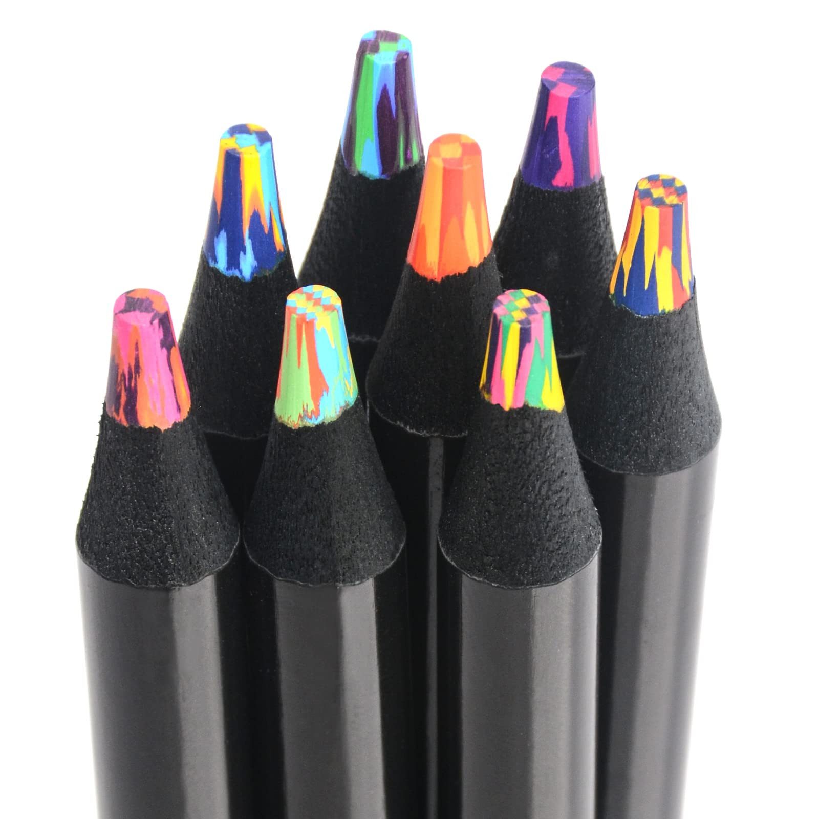Coonoor Buntstift Buntstift Regenbogenstift, Einschulung Mädchen, Bastelset Kinder, (8-tlg), Buntstifte Stifte Kinder für Zeichnen