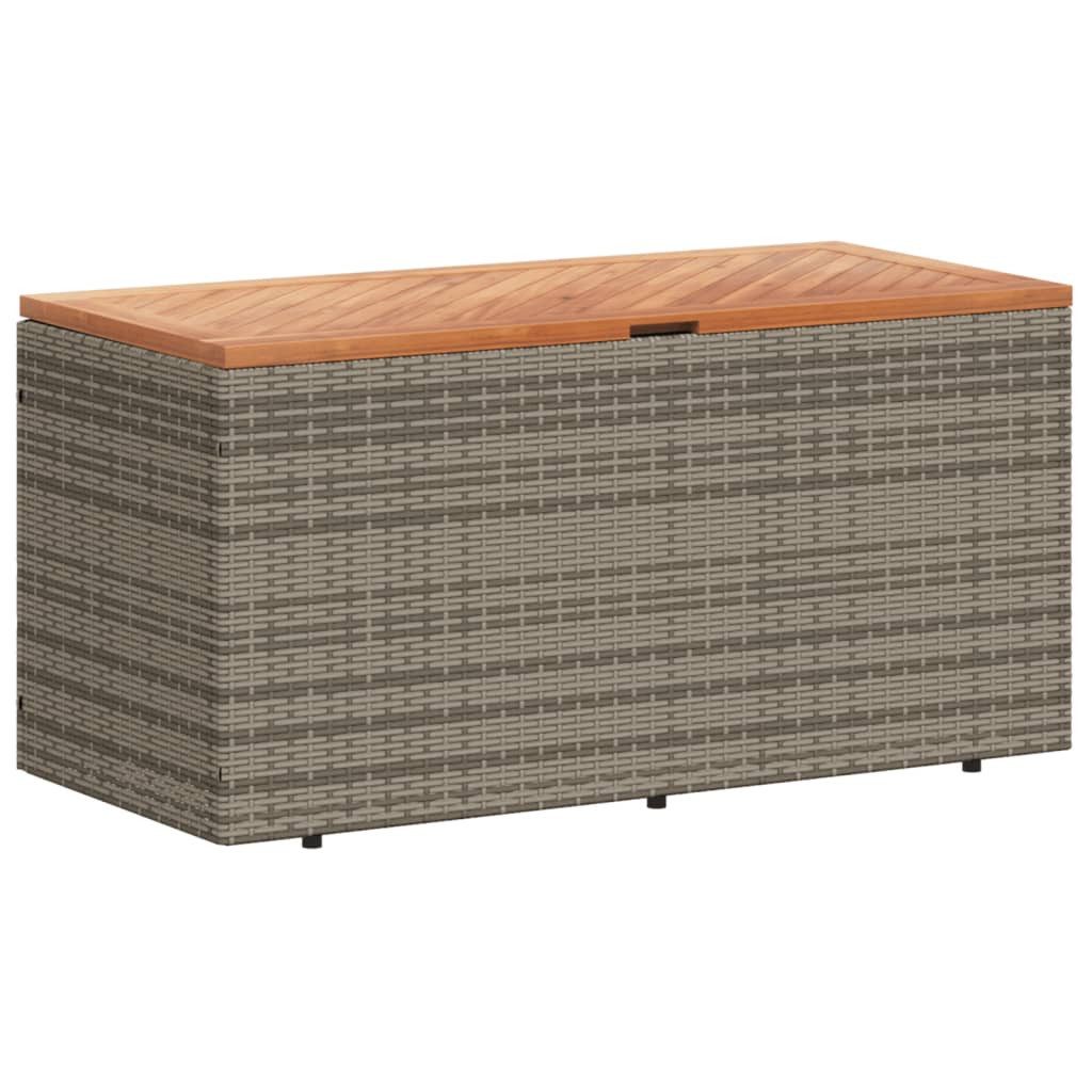 vidaXL Auflagenbox 110 x 50 x 54 cm Gartentruhe Kissenbox Kissentruhe Auflagenbox Holztru