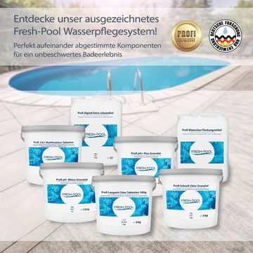Fresh-Pool Poolpflege Profi Schnell Chlor Granulat 5 kg incl. Dosierbech