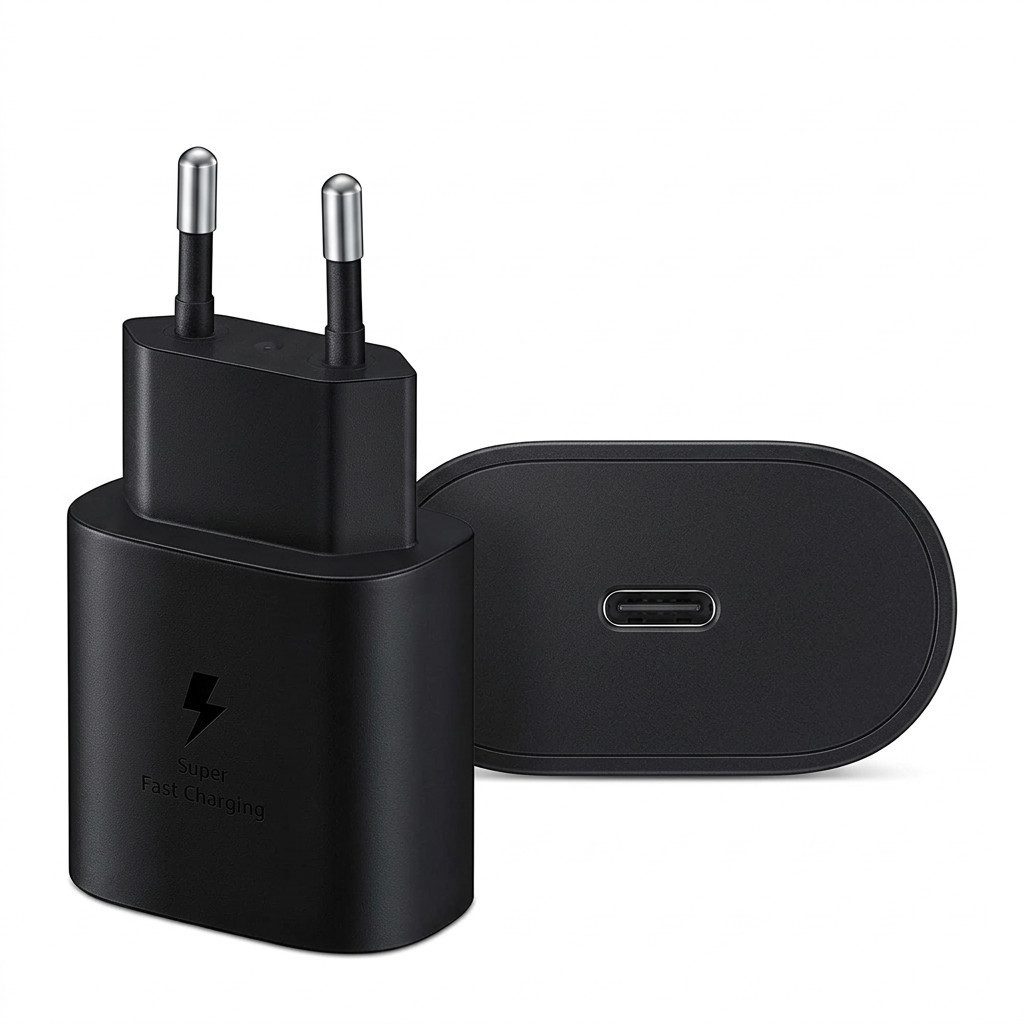 Futurea 25W USB-C Power Adapter Ladestecker Schnellladegerät für Samsung Smartphone-Ladegerät (3000 mA, 1-tlg., Samsung Galaxy S26/S25/S24/S23/S22/A55/A35/A25/Z Fold/Flip, Fast Charging - 25W Schnellladen - Universell Kompatibel)