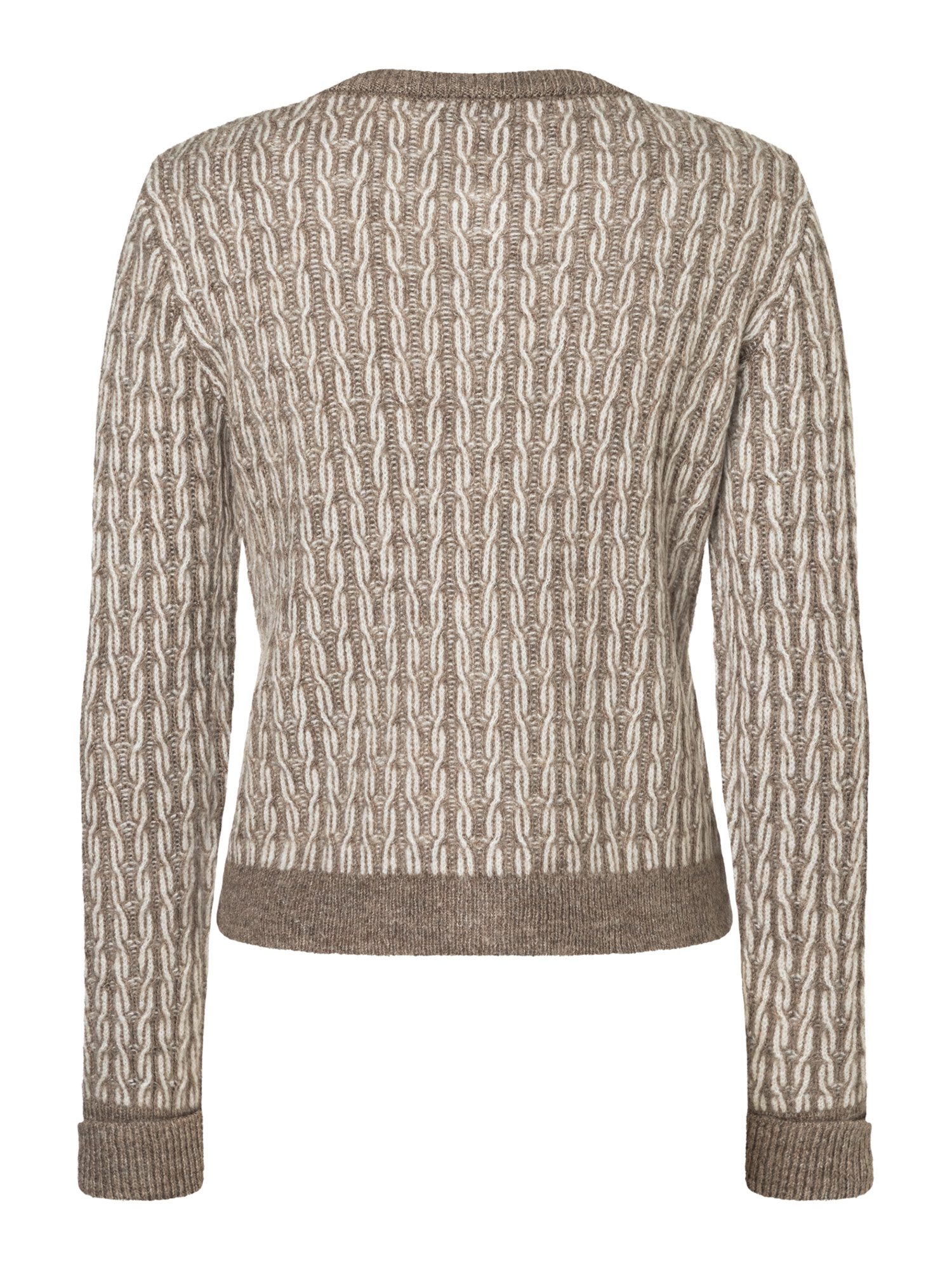 MORE&MORE Strickjacke softe, gemusterte Strickjacke günstig online kaufen