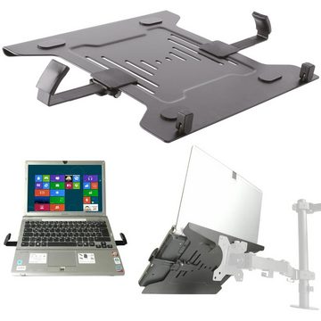 Drall Instruments IP27B Laptop-Ständer, (1-tlg., Adapterplatte Halter für Laptop Notebook an Wandhalterung mit VESA 100)