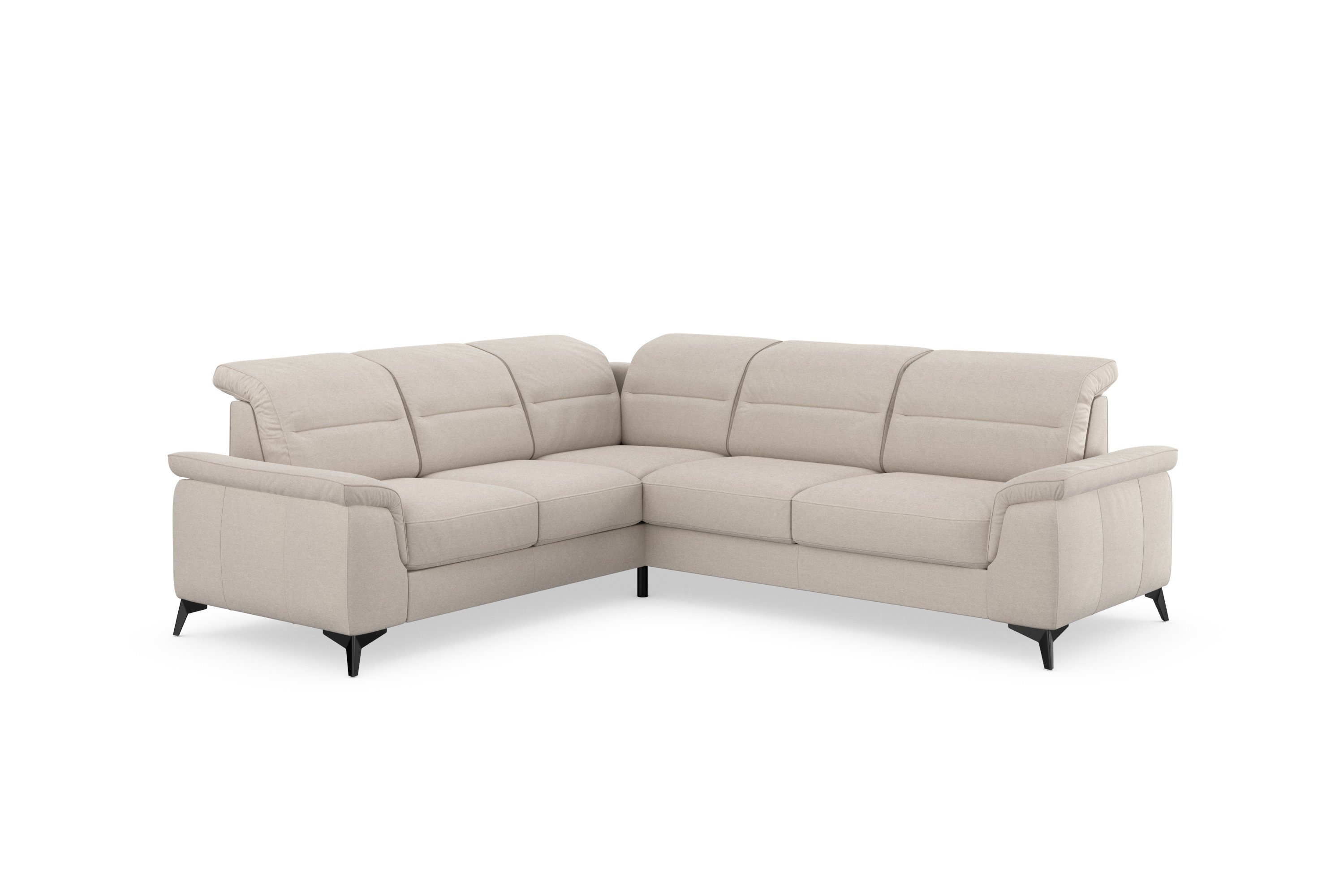 sit&more Ecksofa Sinatra, optinal mit Metallfüße Armteilfunktion, und Kopfteilverstellung