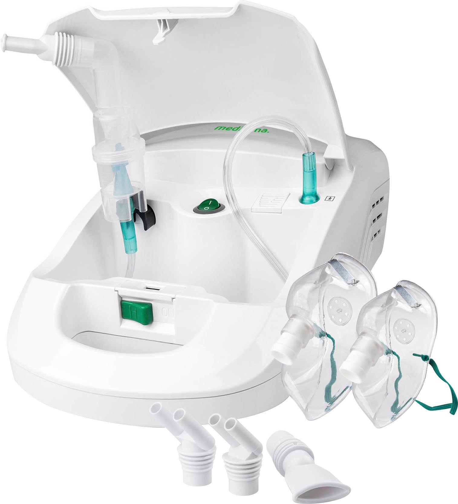 Medisana Inhalationsgerät IN550 Pro, Vernebelung mit Kompressor- Drucklufttechnologie