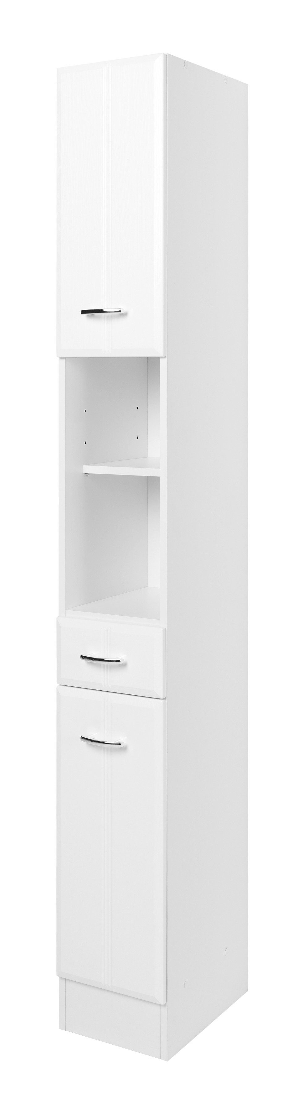 welltime Hochschrank Rallye Breite 25 cm, mit wechselbarem Türanschlag