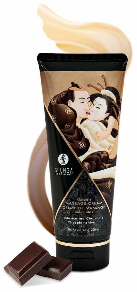 SHUNGA Massageöl Shunga - Massage Cream Chocolate 200 ml, für sinnliche Massagen