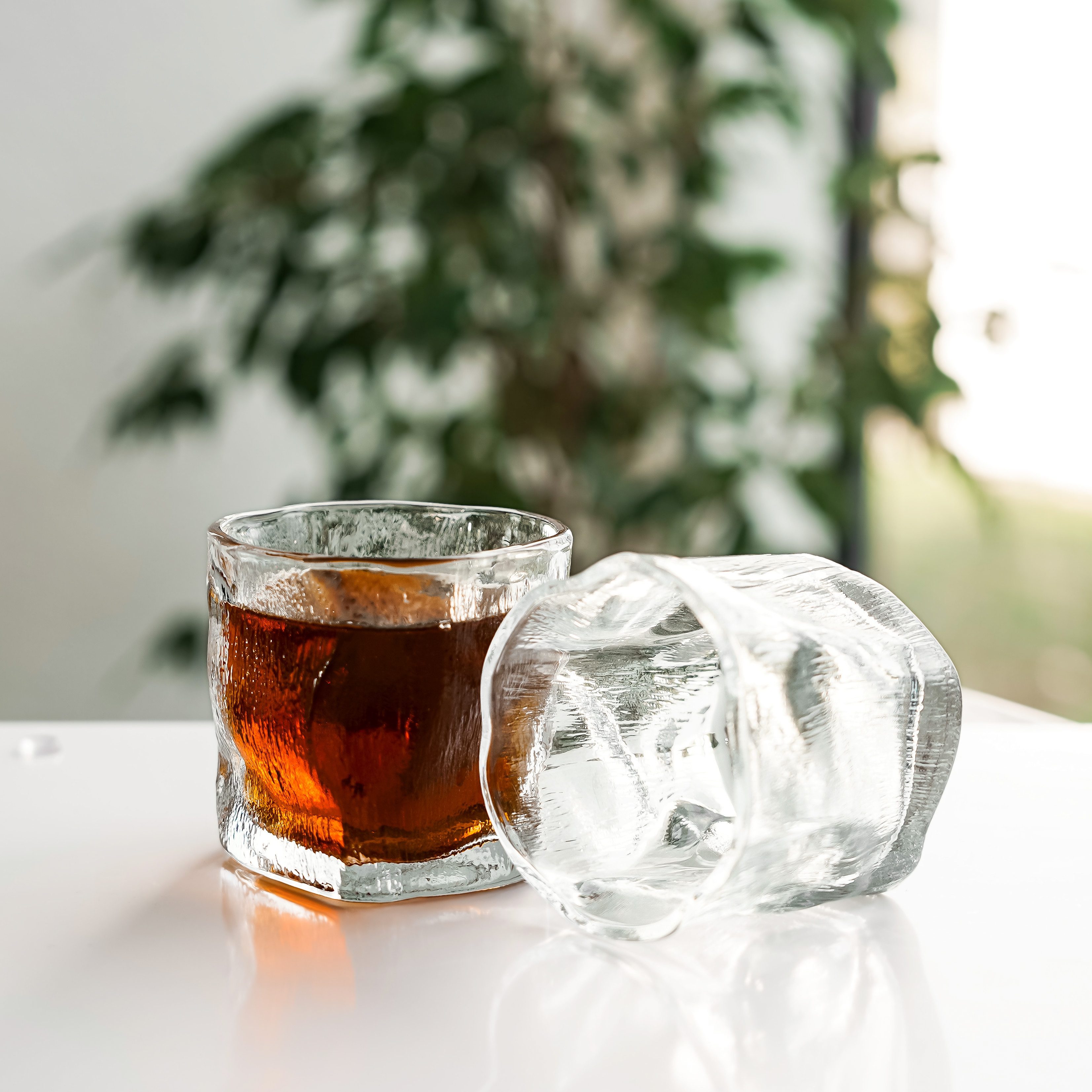 Almina Gläser-Set Artic Snow Corta Trinkgläser 230 ml - 6-teiliges-Set, 6-tlg., Glas, modernes Design, 230 ml