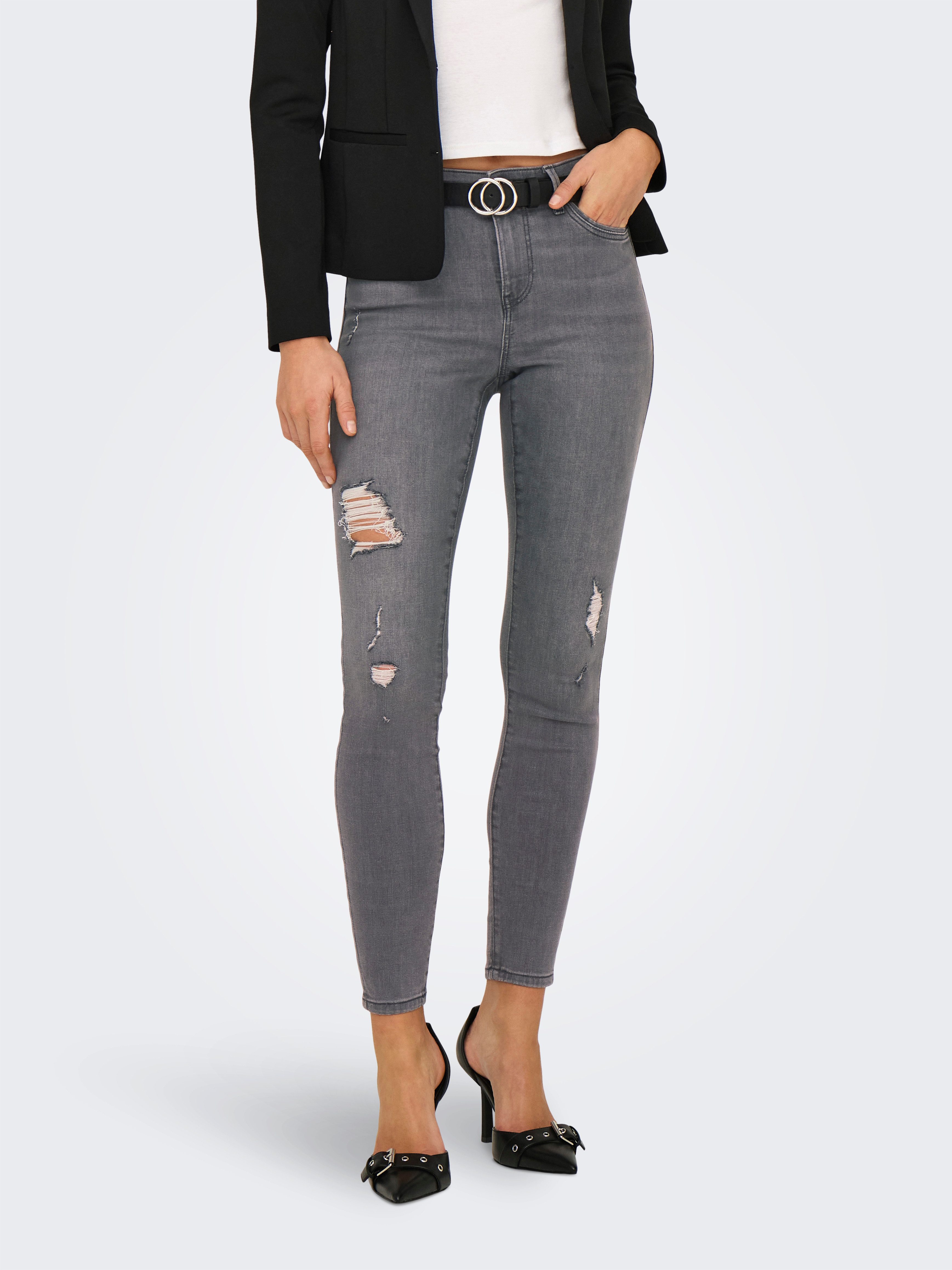 Skinny-fit-Jeans ONLWAUW MID WAIST DES SK DNM PIM