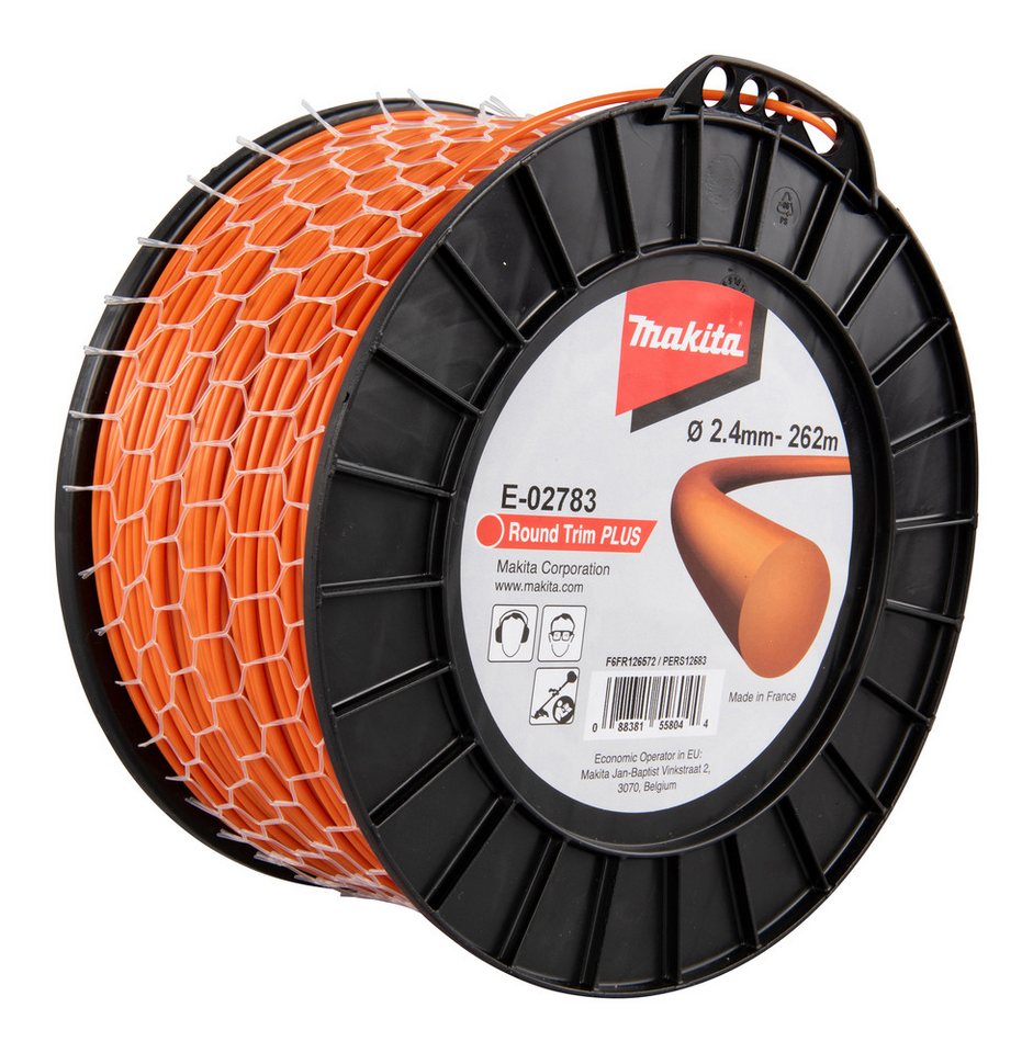Thumbnail - Makita Werkzeug GmbH Trimmerfaden Makita Mähfaden rund 2,4 mm x 262 m E-02783