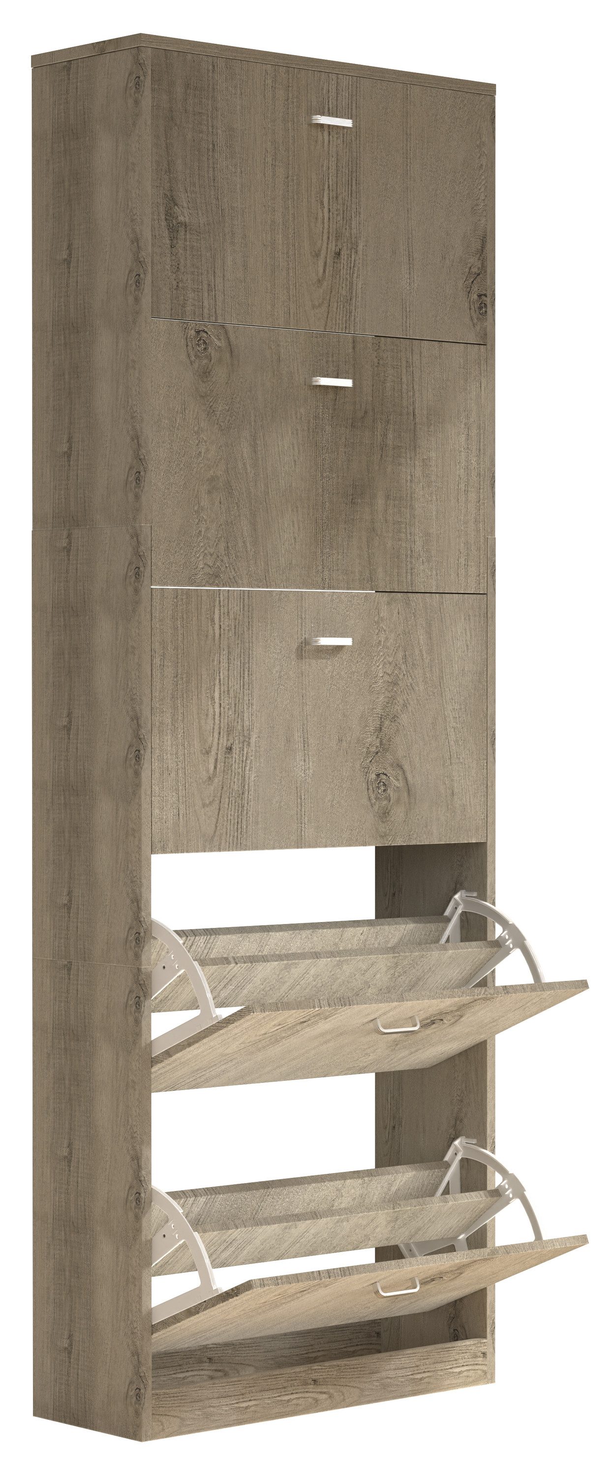 VCM Schuhschrank Holz Regal Schuhschrank Schuhkipper Serie Sipos XL günstig online kaufen