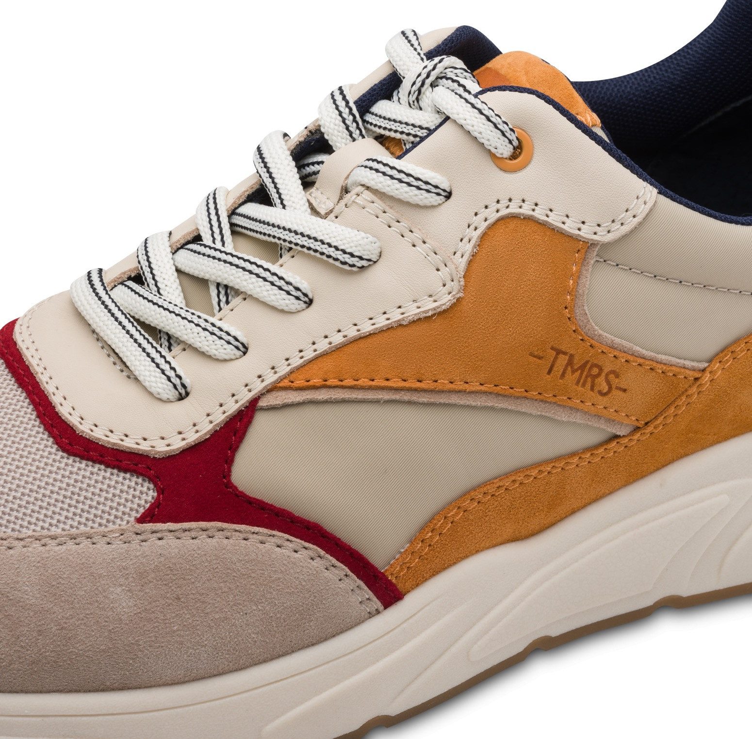 Tamaris Sneaker Freizeitschuh, Schnürschuh mit modischen Kontrastbesätzen, für Herren