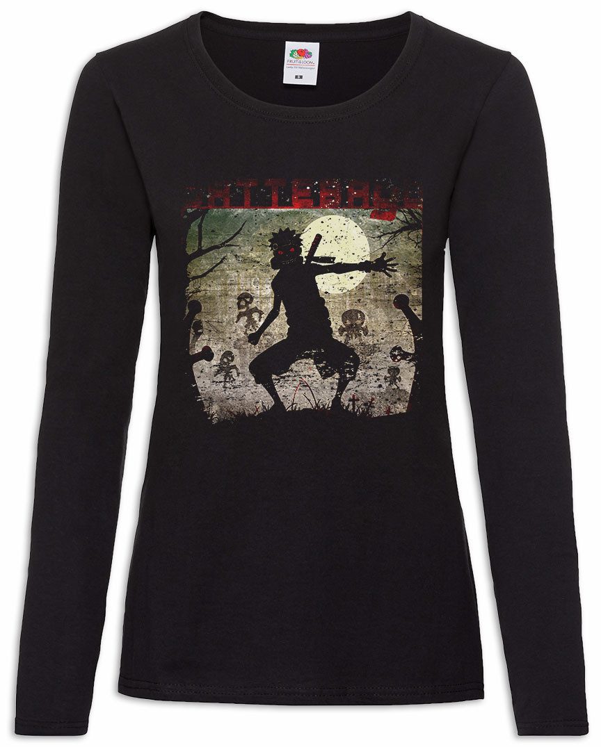 Langarmshirt Uzumaki Zombie Damen Langarmshirt Shinobi Ninja System Anime Naruto