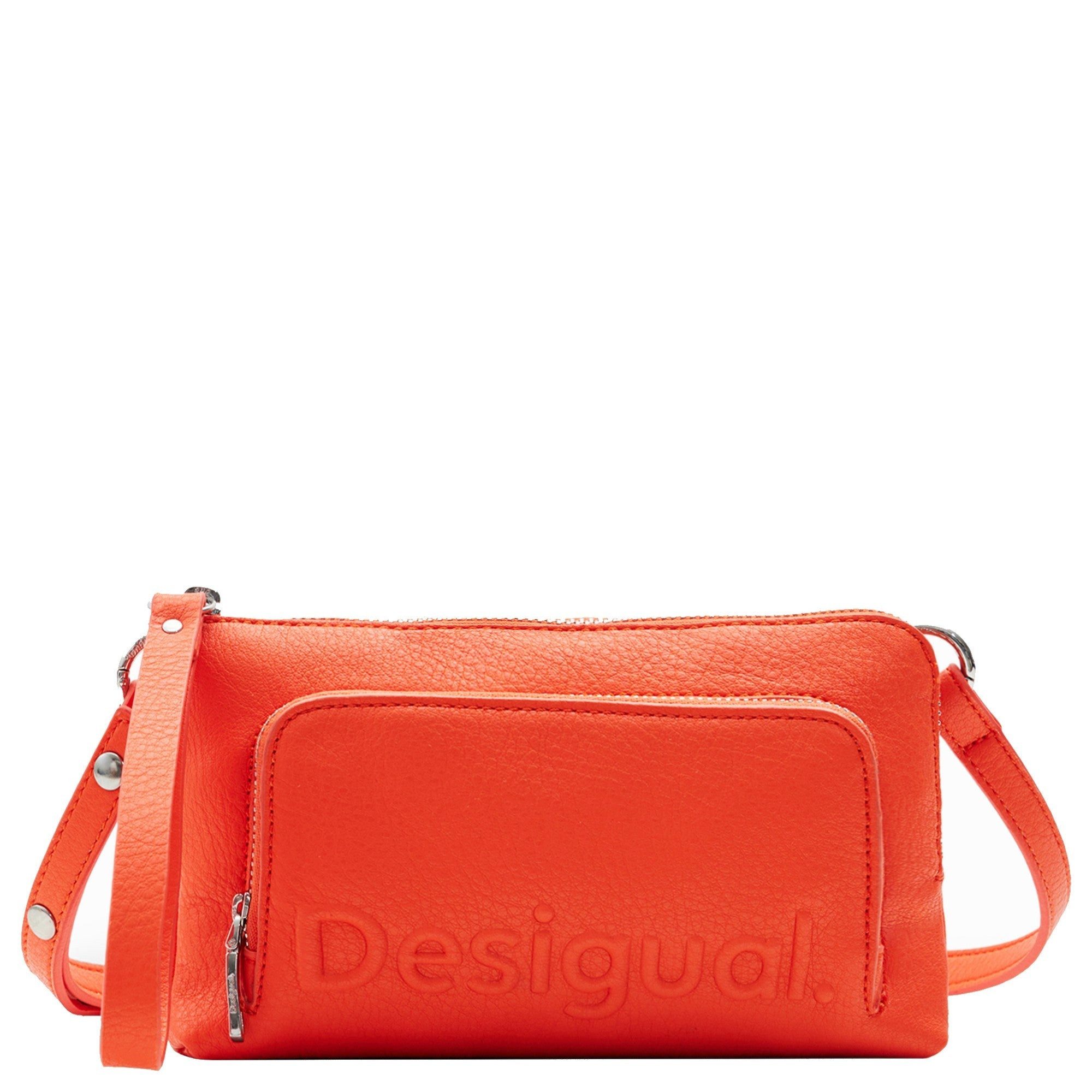 Desigual Umhängetasche Half Logo 24 Lisa - Umhängetasche 20 cm (orange)