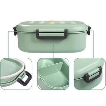 Lollanda Lunchbox 1000ml Bento Box, Auslaufsichere Brotdose Kinder und Erwachsene, mit Fächern, Auslaufsichere Brotzeitbox