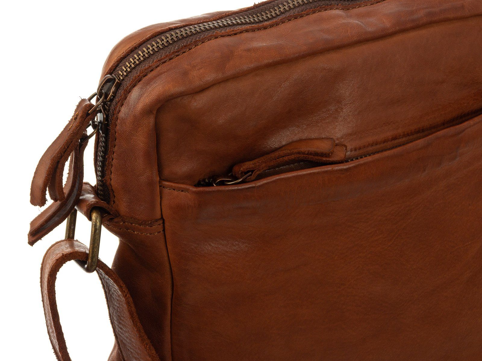 HARBOUR 2nd Shopper Arion Crossbody-Style Cool Casual Umhängetasche (ein Stück, 1-tlg., ca. B/H/T 24/26/5 cm), Leder