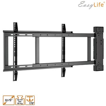 easylife TV Wandhalterung elektrisch schwenkbar, 32 bis 75 Zoll, VESA bis 600x4 TV-Wandhalterung