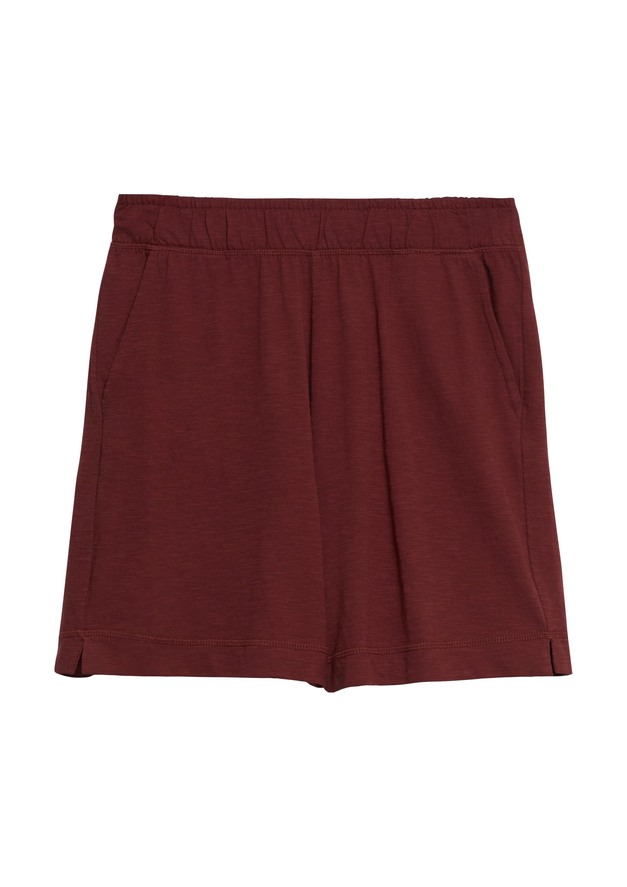 s.Oliver Shorts Hose Jerseyshorts in Flammgarnstruktur