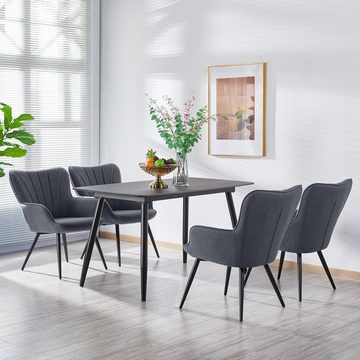 Yaheetech Esszimmerstuhl (1 St), Sessel Relaxstuhl Polsterstuhl Relaxchair Küchenstuhl