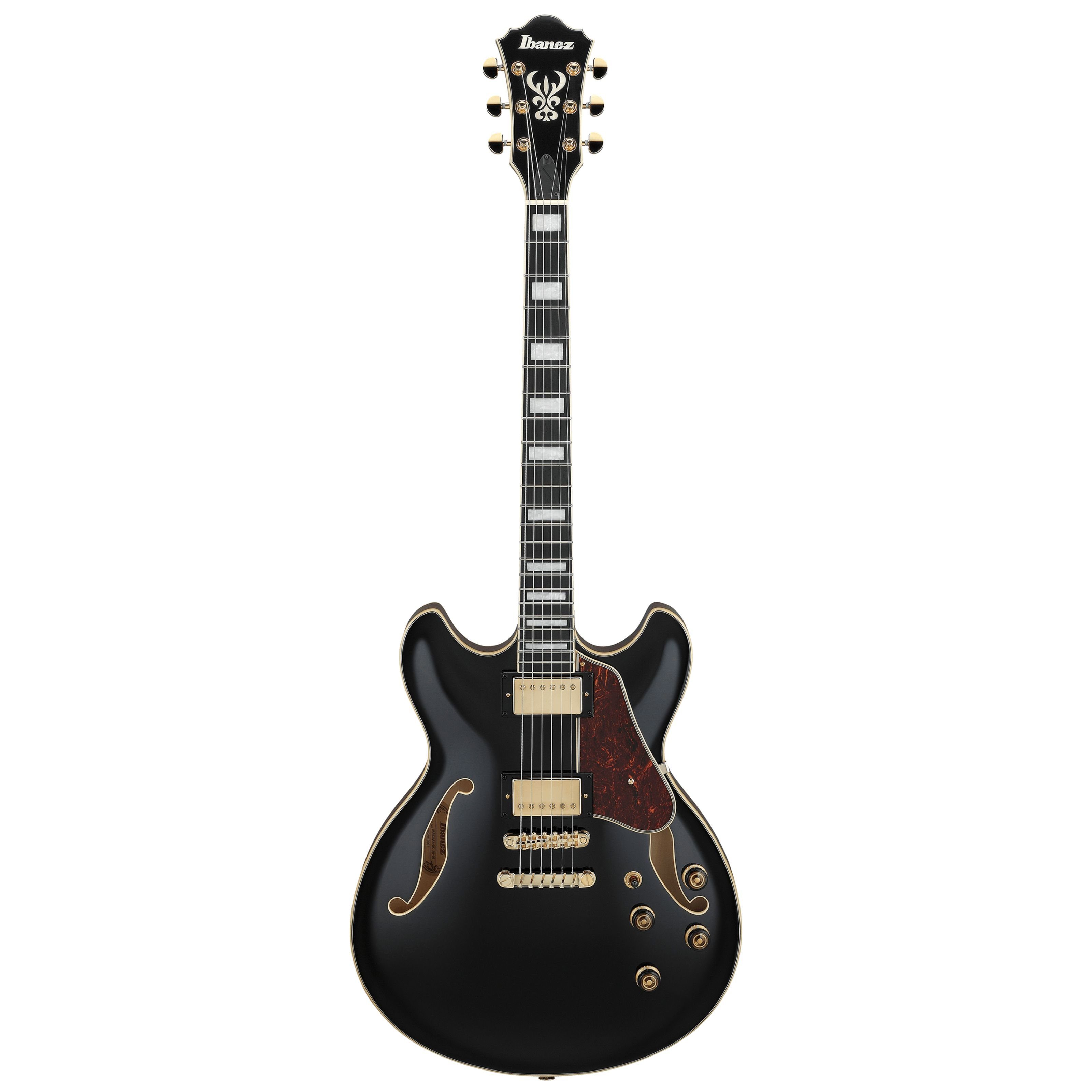 Ibanez Halbakustik-Gitarre, Halb-Akustik Gitarren, Semi Hollow-Modelle, Artcore Expressionist AS93BC-BK Black - Halbakustik Gitarre