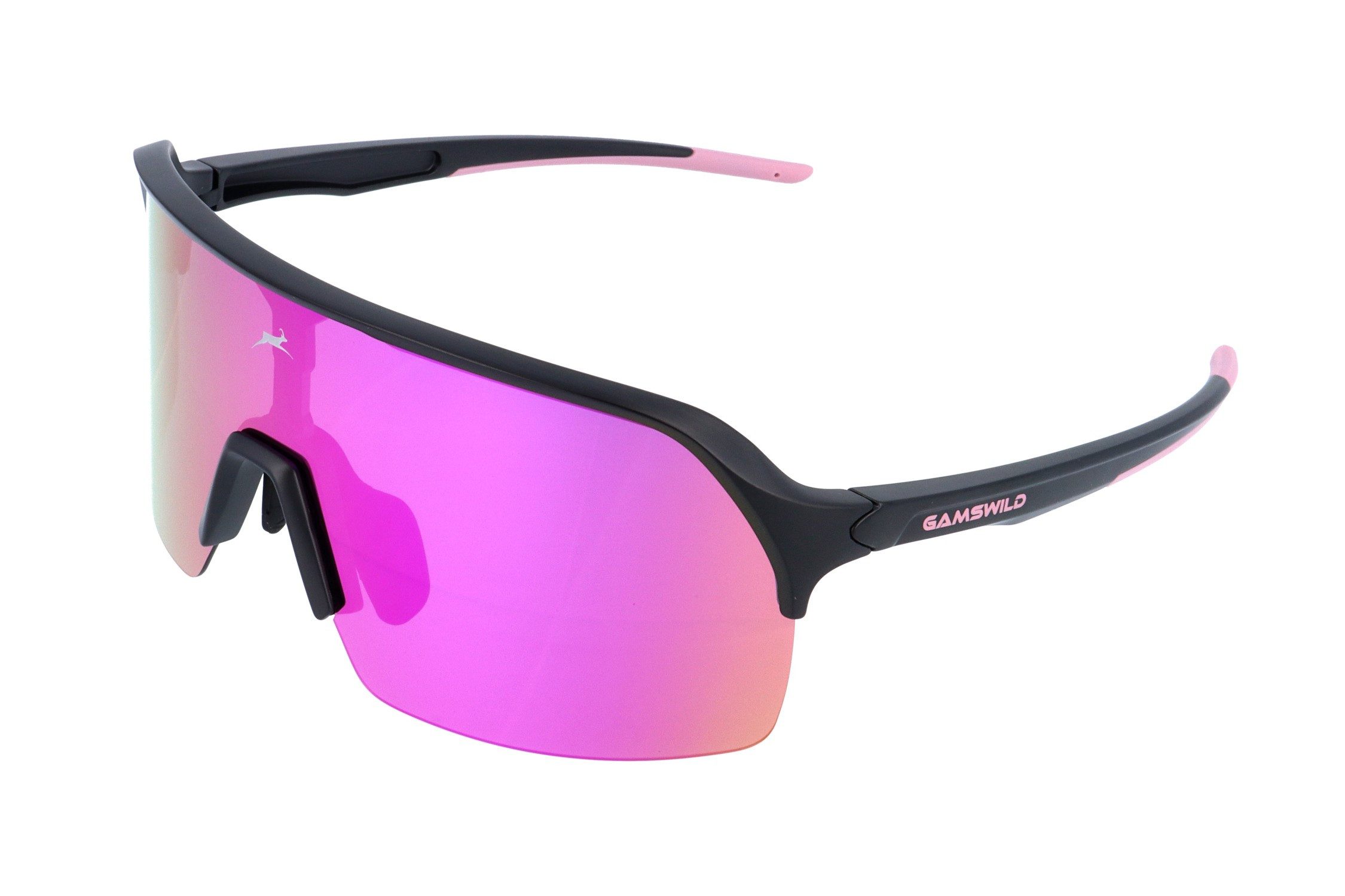Sportbrille UV400 Sonnenbrille Skibrille Fahrradbrille extra große Scheibe Damen