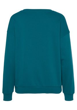 Vivance Sweater -Pullover mit schönem Frontprint, Loungewear