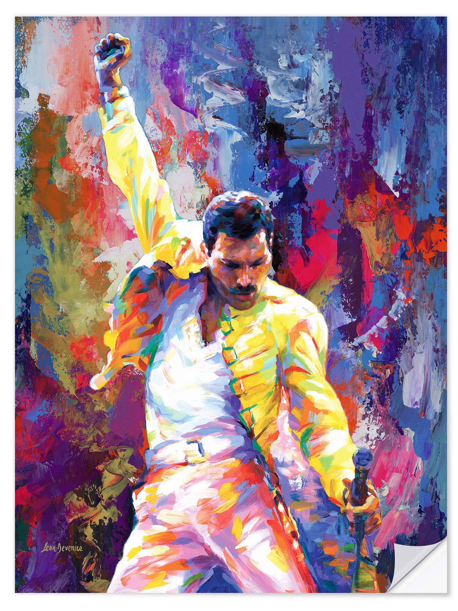 Posterlounge Wandbild Freddie Mercury Pop Art günstig online kaufen