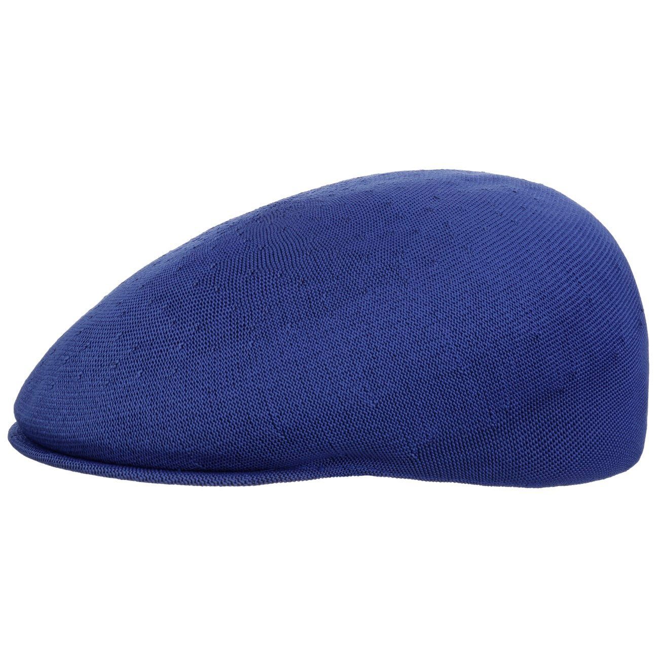 Kangol Flat Cap (1-St) Schirmmütze mit Schirm royalblau