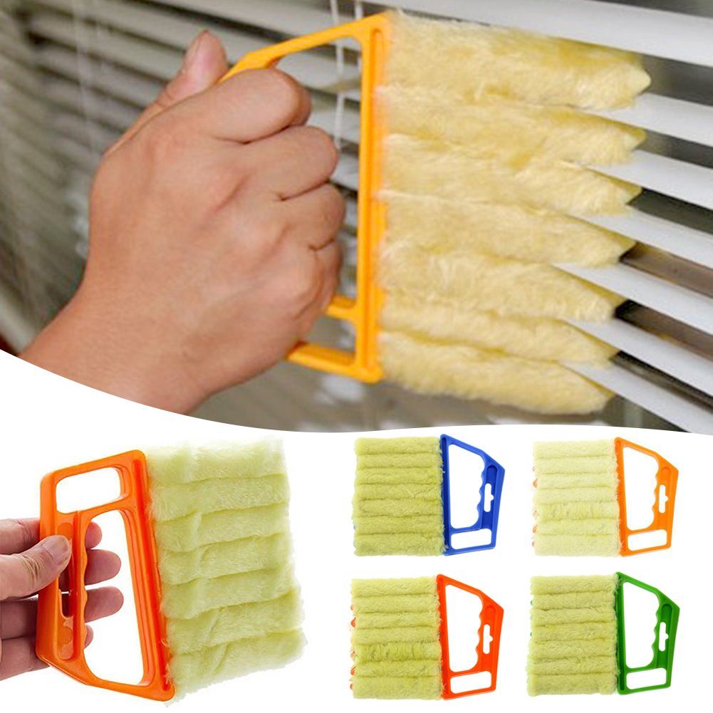 Drahtbürste Blusmart Multifunktionale orange Jalousien-Reinigungsbürste, Klimaanlage, Ventilator