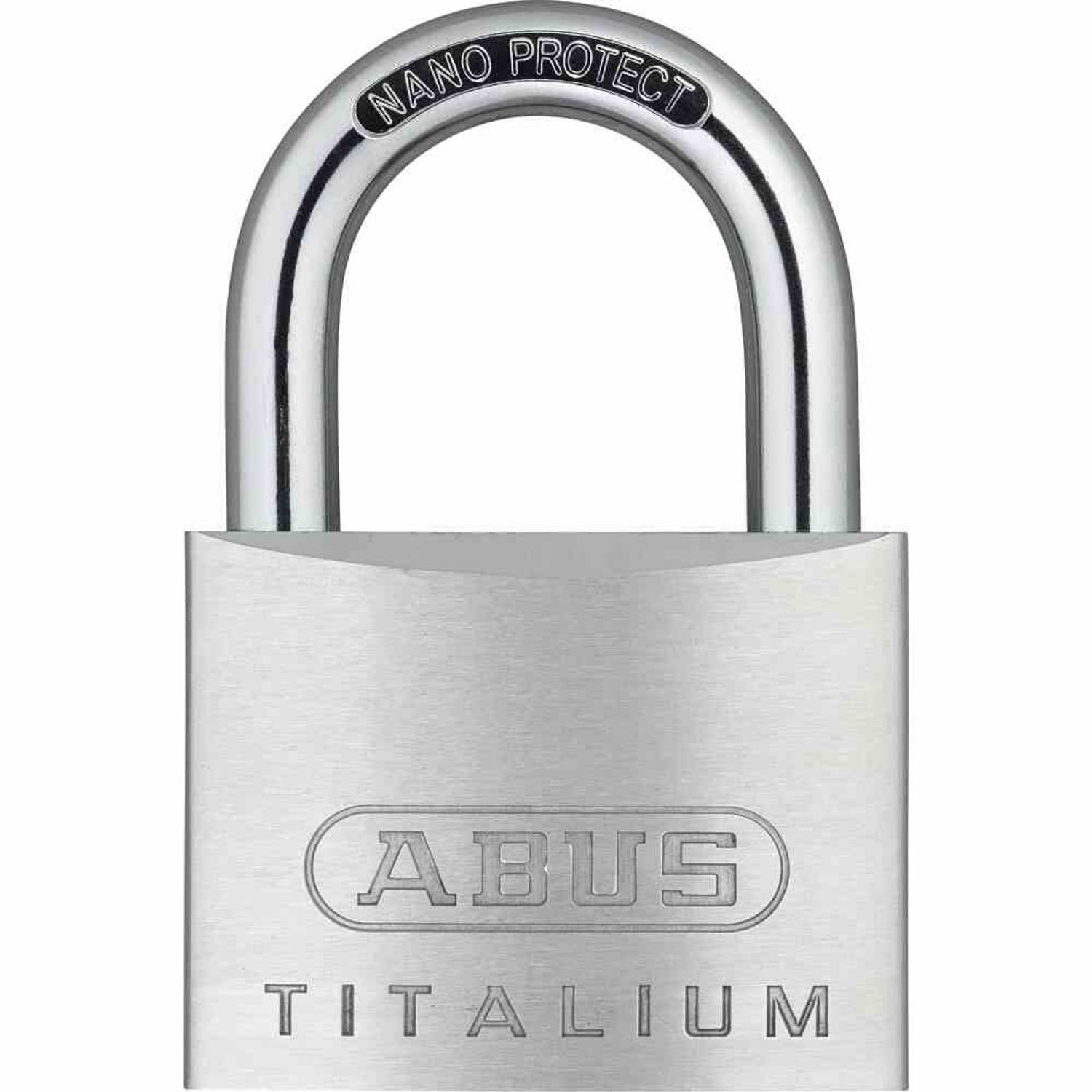 ABUS Vorhängeschloss Titalium-Vorhangschloss 64TI/60 aus TITALIUM, Lock-Tag