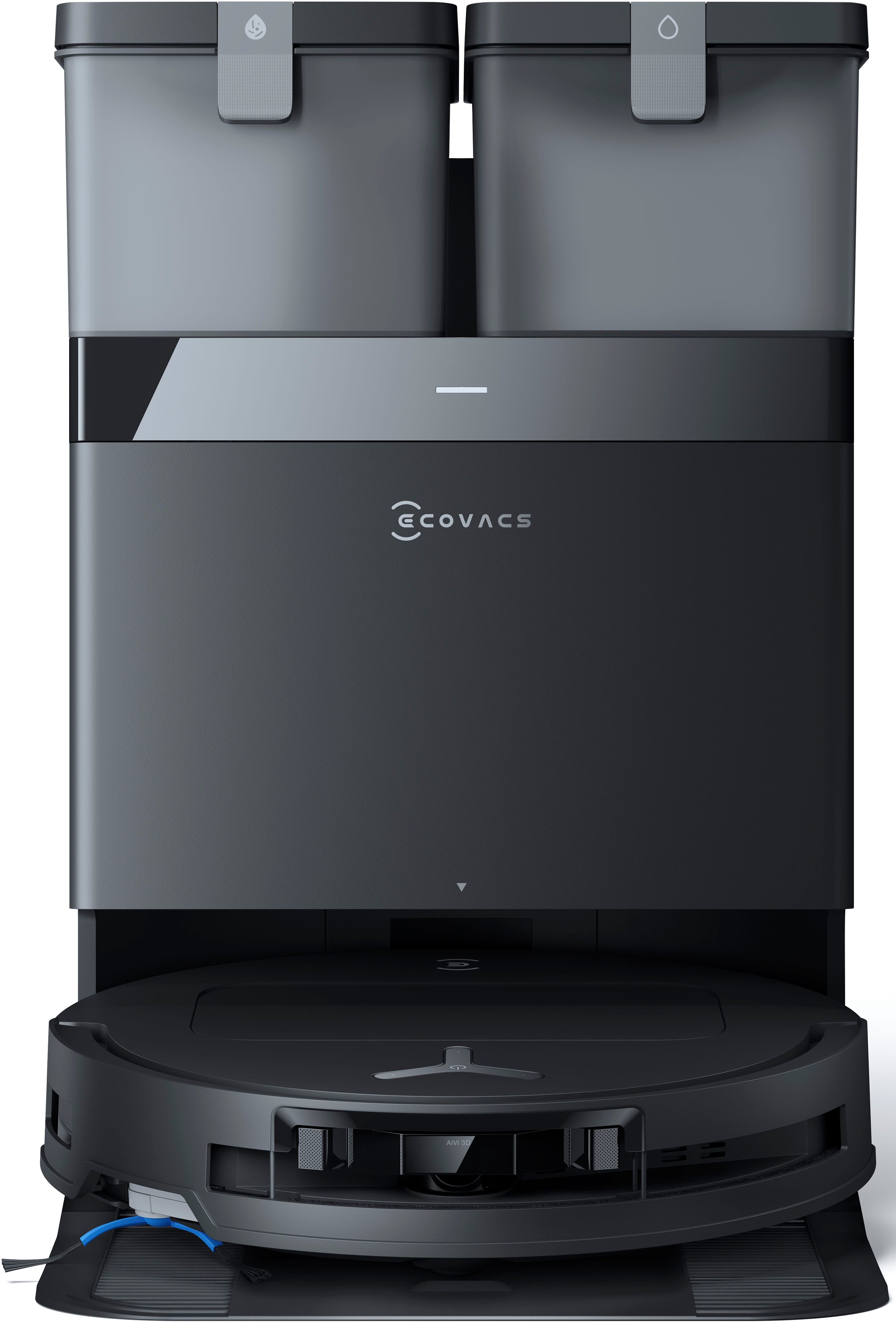ECOVACS Saugroboter mit Wischfunktion, ECOVACS DEEBOT T50 OMNI, 15.000 Pa, OMNI-Station mit 75° Mopp-Waschen, OZMO Turbo, Ultraflaches Design