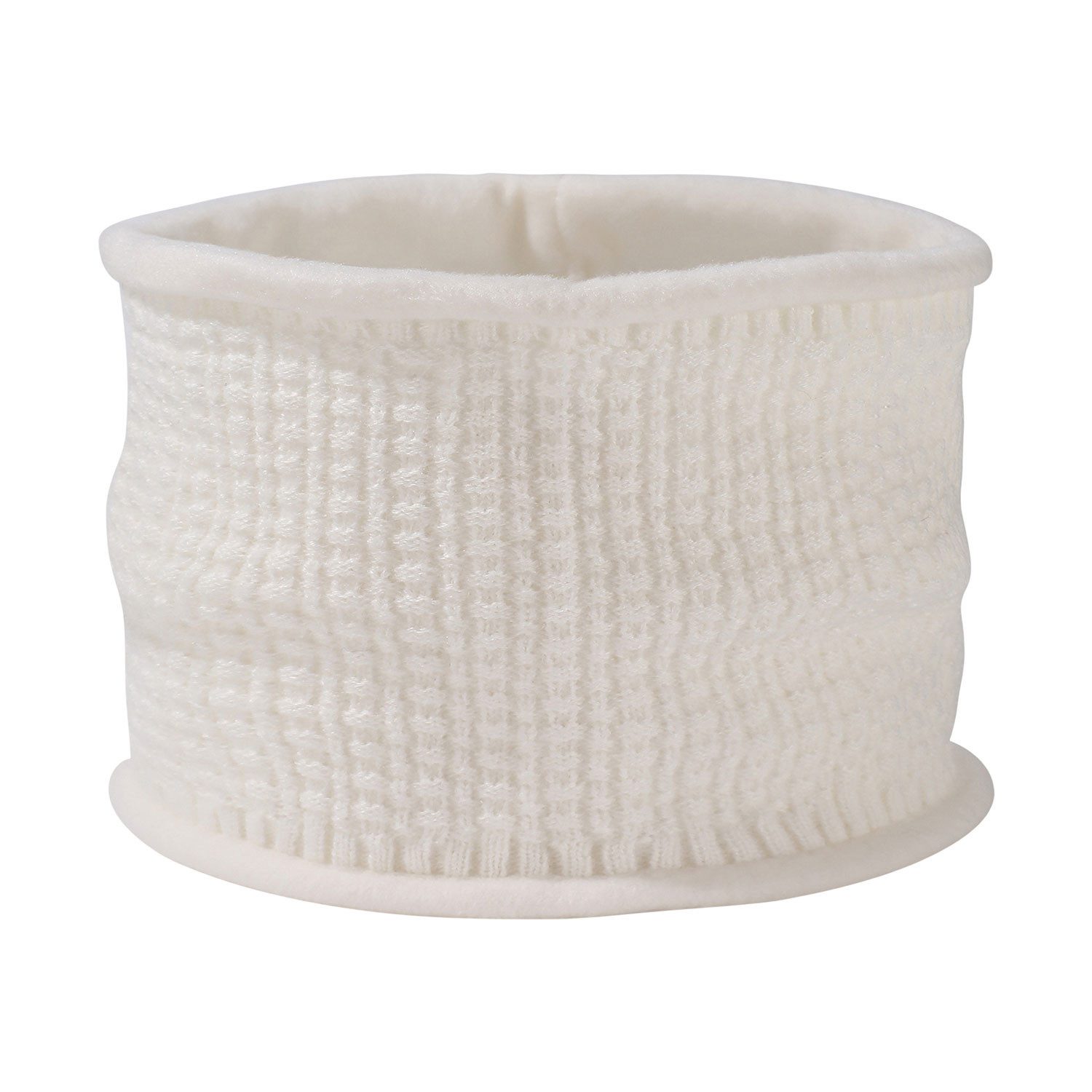 Refttenw Strickschal Loop Schal Damen Herren Thermal Fleece Schlauchschal, Halswärmer 27x20cm