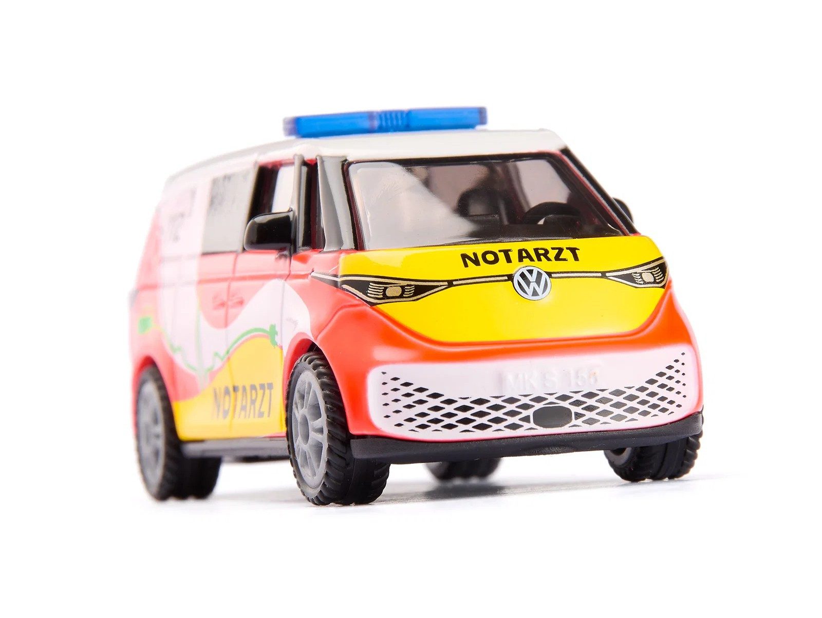 Siku Spielzeug-Auto VW ID.Buzz Krankenwagen Rettungsfahrzeug Metallmodell, (1-tlg)