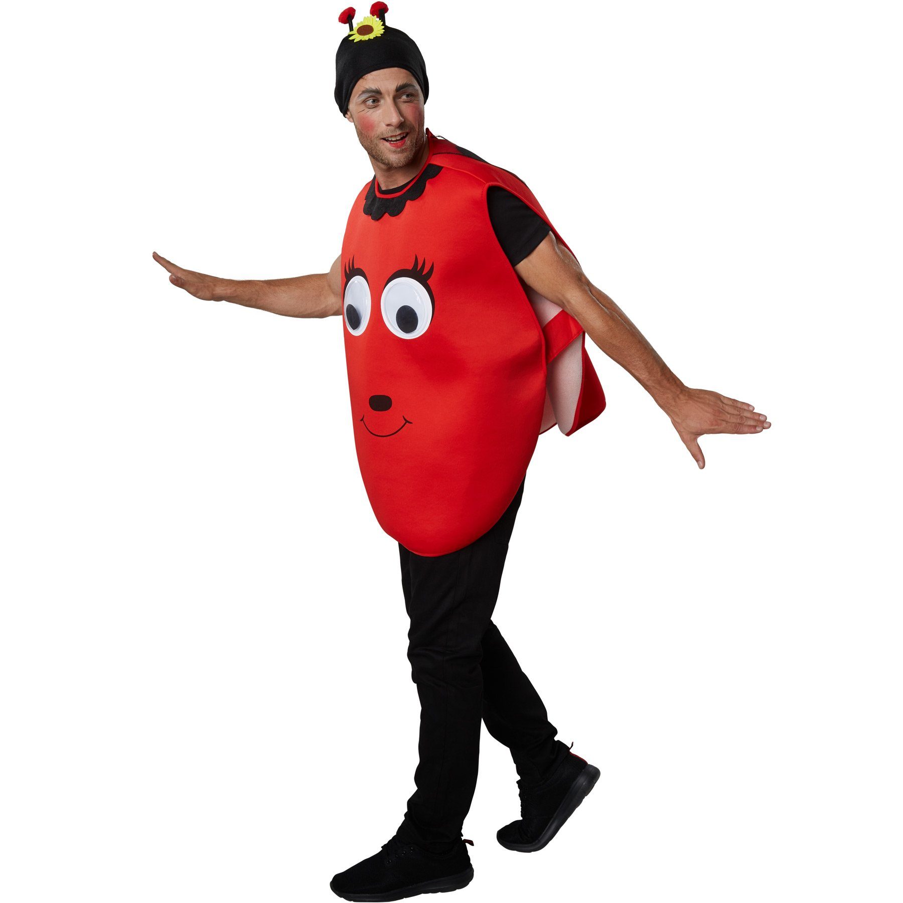dressforfun Kostüm Unisexkostüm Cartoon Käfer, Poncho in Einheitsgröße