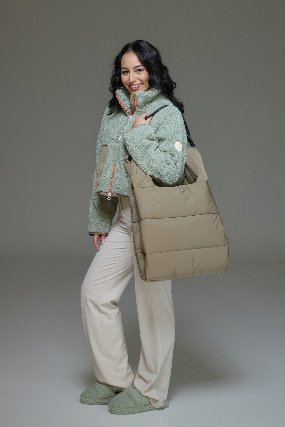 Lara Laurén Handtasche verstellbare Crossbodytasche, maschinenwaschbarer Beutel aus Nylon