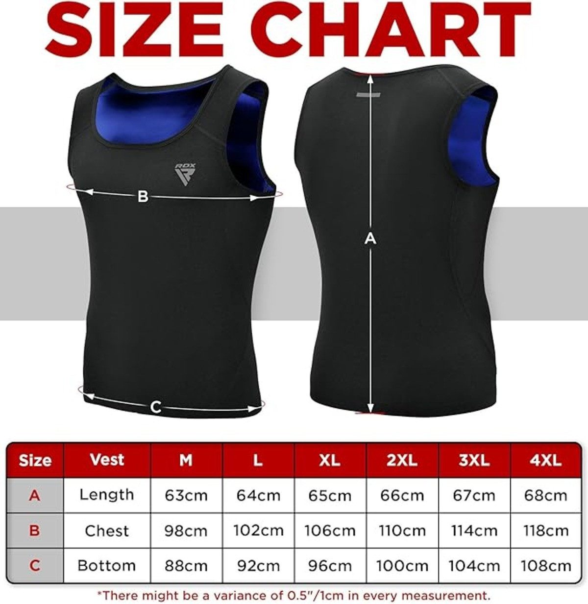 RDX Kompressionsshirt RDX Herren Sauna Weste Wärme Trapping Schweiß Taille Trainer