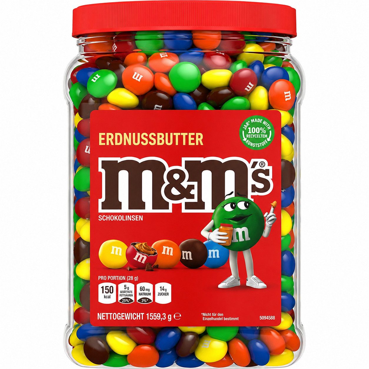 M&M's Schokolade M&M'S Peanut Butter-Erdnussbutter Chocolate Candy - 1,559 kg