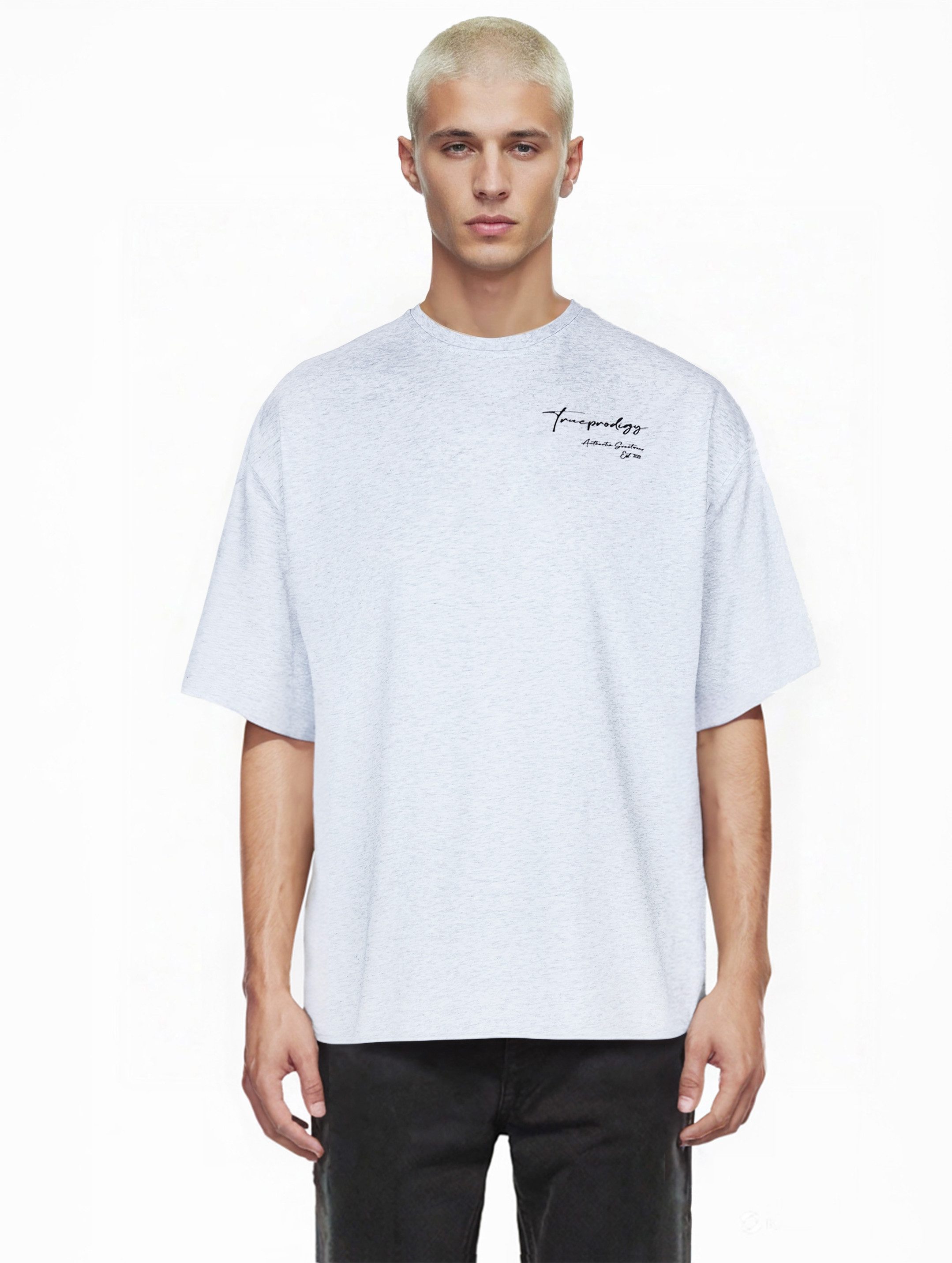 trueprodigy Oversize-Shirt Marin Logoprint Rundhals dicker günstig online kaufen