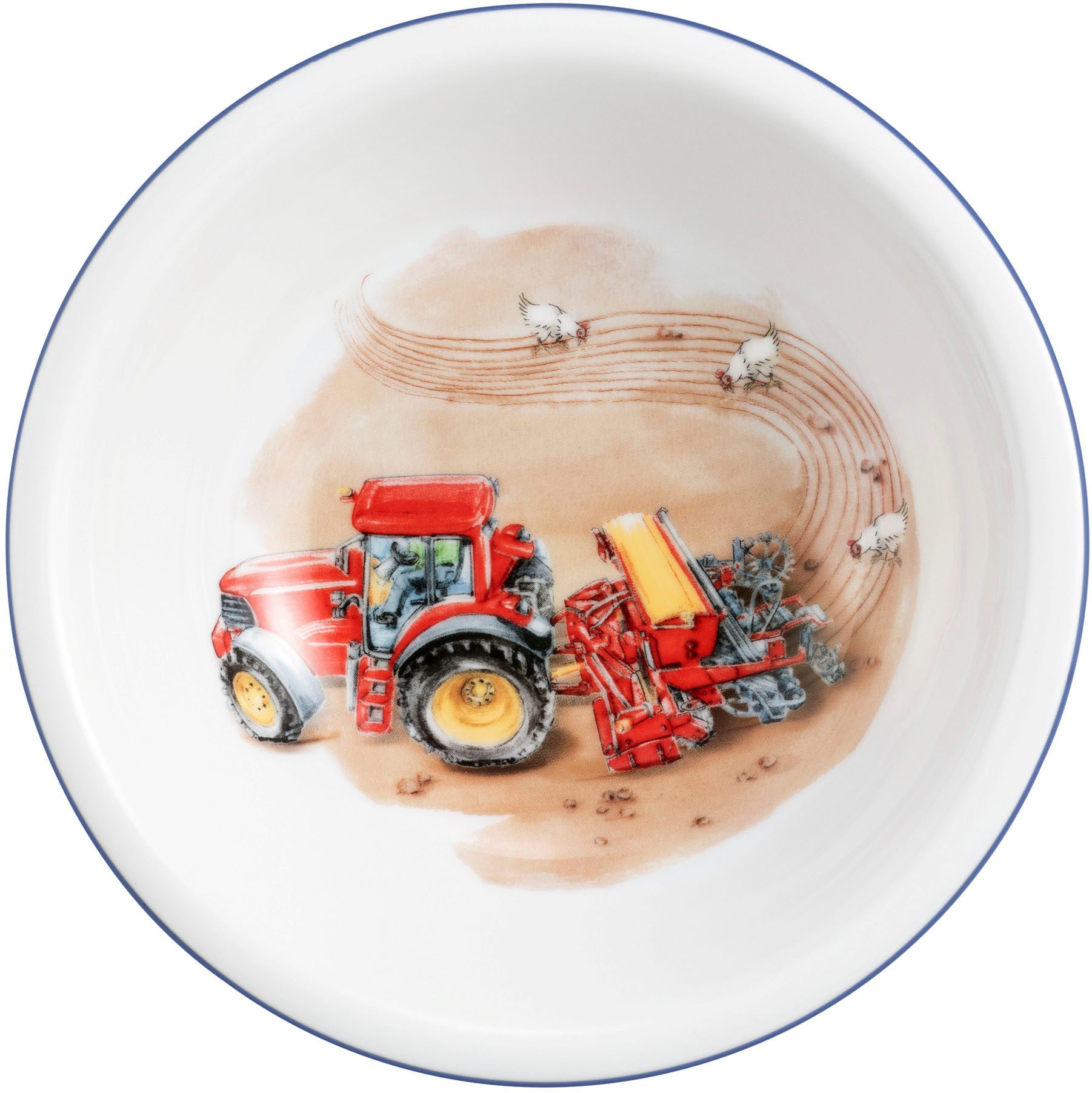 Seltmann Weiden Schüssel Compact - Mein Traktor, Porzellan, (1-tlg), Schale rund 16 cm