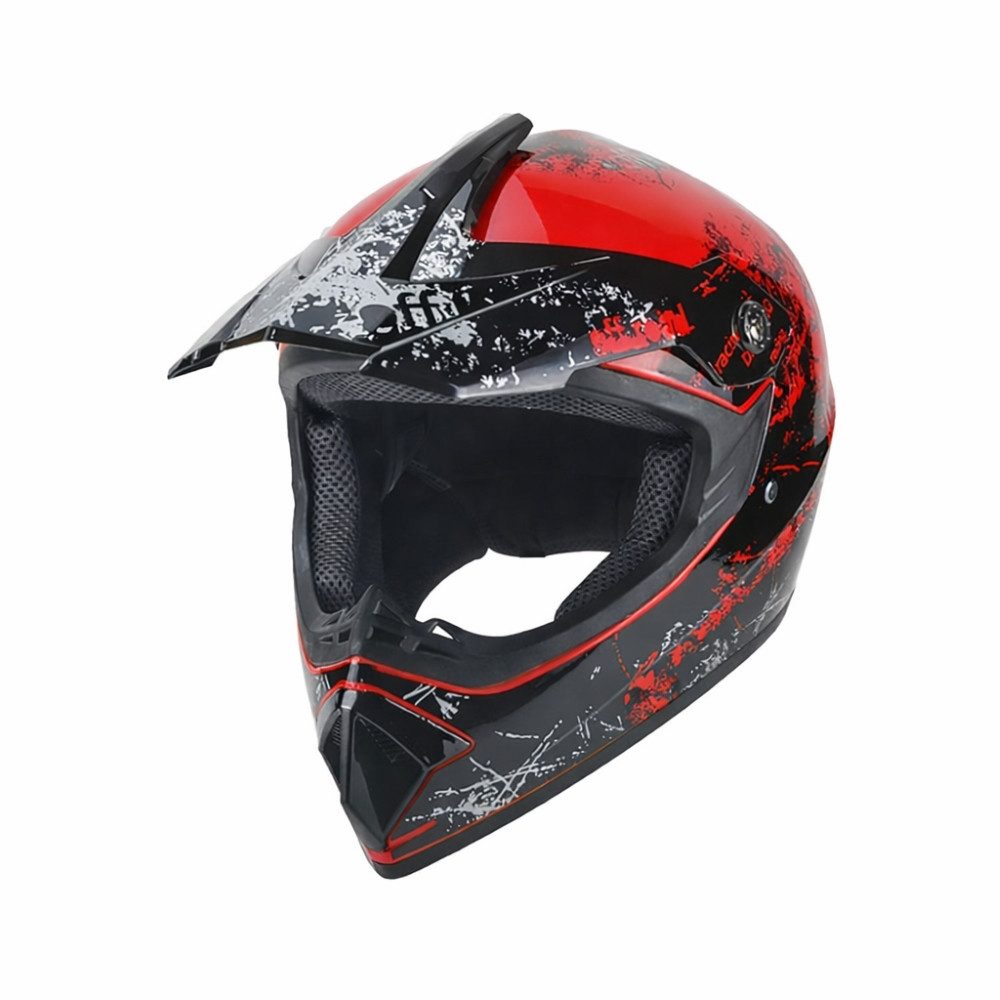FunSport-Factory Motocrosshelm Racin Kinder Crosshelm Motocross Helm Kinder Motorradhelm Offroad